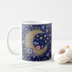 Caneca de Café Brilhe Mesmo no Escuro