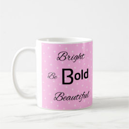 Caneca De Café Brilho Brilhante Belo Inspirador rosa