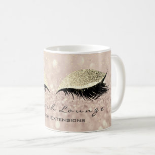 Caneca De Café Brilho Dourado da composição do estúdio da bele