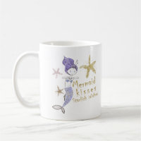 Brilho Dourado Roxo Desejos de Sereia Beijos de Es