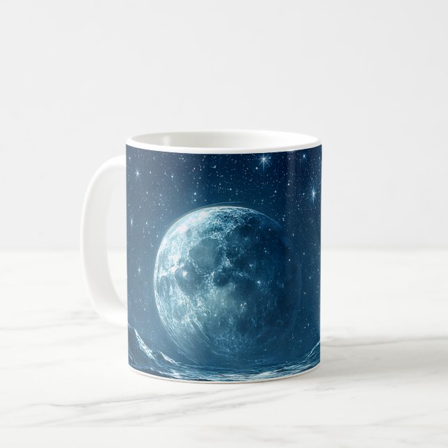 Caneca De Café Brilho lunar (Frente Esquerda)
