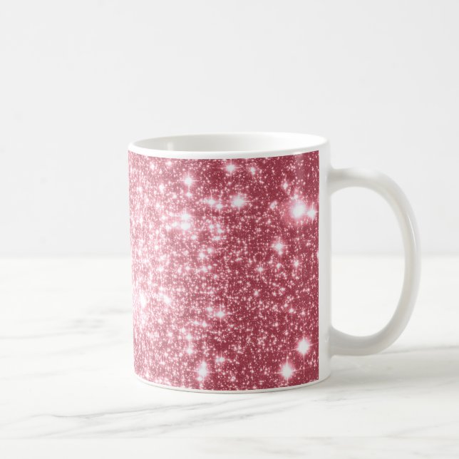 Caneca De Café Brilho Rosa (Direita)