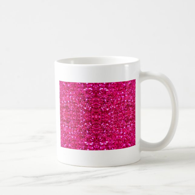 Caneca De Café brilho rosa quente (Direita)