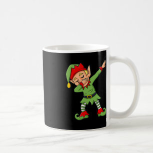 Caneca De Café Brincadeiras De Natal De Elf Meninas Crianças Dab