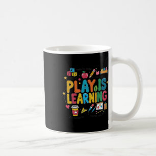Caneca De Café Brincar é Aprender Era do Professor Fofo Volta às