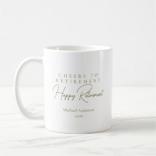 Caneca De Café Brinde à Aposentadoria Presente