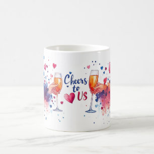 Caneca De Café Brinde a Nós Taça de Champanhe Casamento 