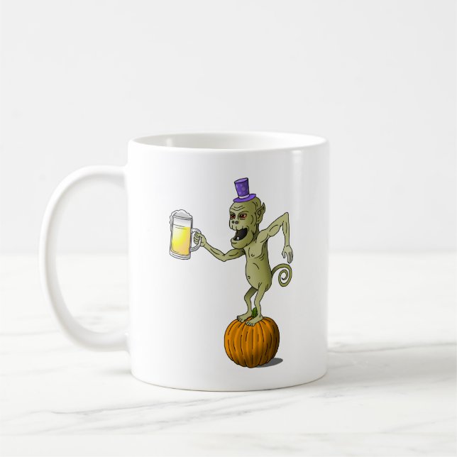 Caneca De Café Brindes e Toasts para o Halloween (Esquerda)
