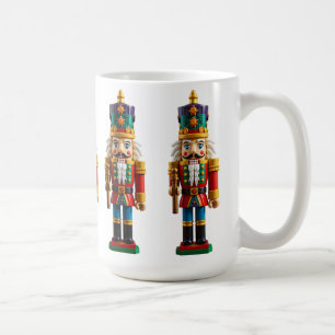Caneca De Café Brinquedo Colorido de Natal Soldado de Balança