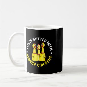Caneca De Café Brinquedo de Frango de Borracha Animais Engraçados