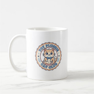 Caneca De Café Brinquedo de Pelúcia Gato Camiseta de Gato Fofo De