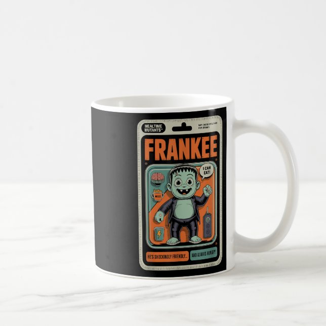 Caneca De Café Brinquedo Humor do Halloween do Monstro Frankenste (Direita)