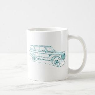 Caneca De Café Brinquedo LandCruiser FJ60 1980-90