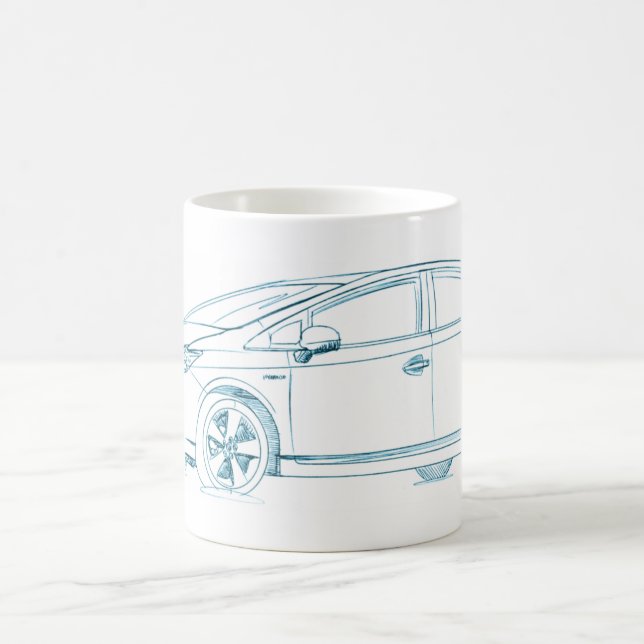 Caneca De Café Brinquedo Prius Gen3 2010+ (Centro)