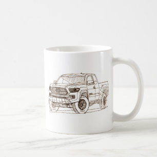 Caneca De Café Brinquedo Tacoma TRD 2016