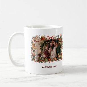 Caneca De Café Brinquedos de Natal de um Antigo Livro de História