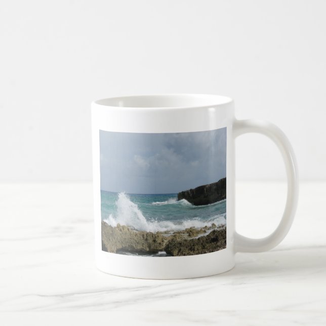 Caneca De Café Brisa de mar dos âmbares (Direita)