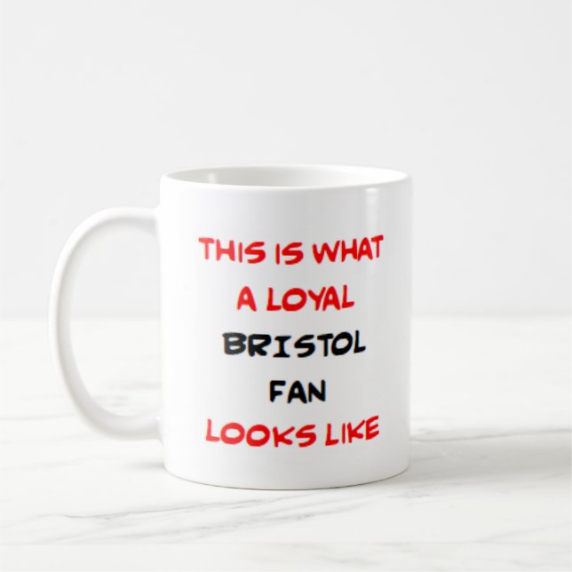 Caneca De Café bristol fan, loyal (Esquerda)