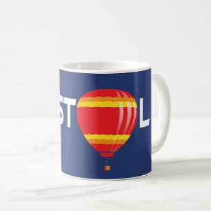 Caneca De Café Bristol Hot Air Balon Aeronaut Legal