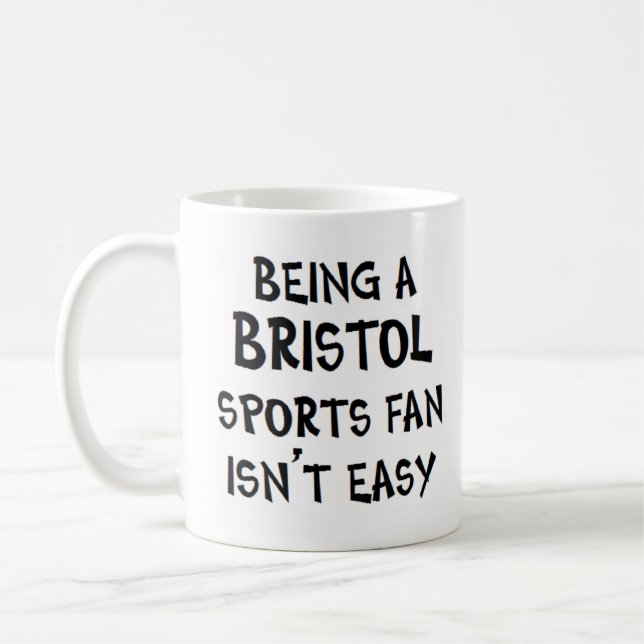 Caneca De Café bristol sports fan, being (Esquerda)
