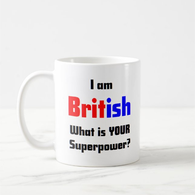 caneca de café britânica (Esquerda)