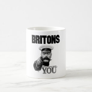 Caneca De Café Britânicos seu país precisam-no - senhor Kitchener