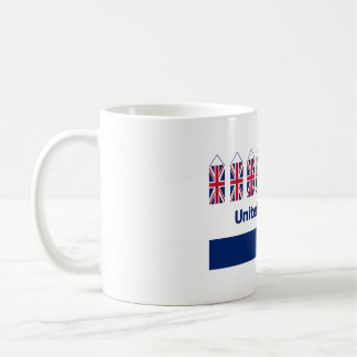 Caneca De Café British Flag Classic Mug com frase do Reino Unido.
