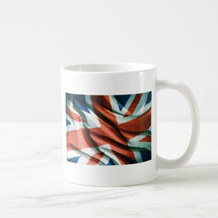Caneca De Café British Flag Pop Art