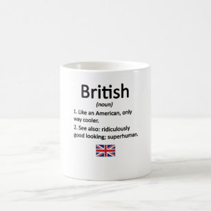 Caneca De Café British Roots Great Britain Flag British Heritage