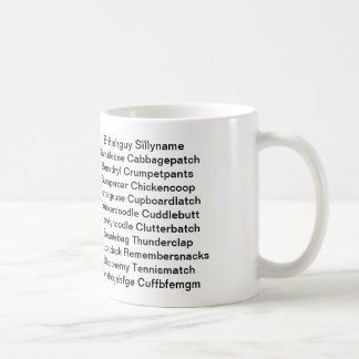 Caneca De Café Britishguy Sillyname, eu significo Benedict