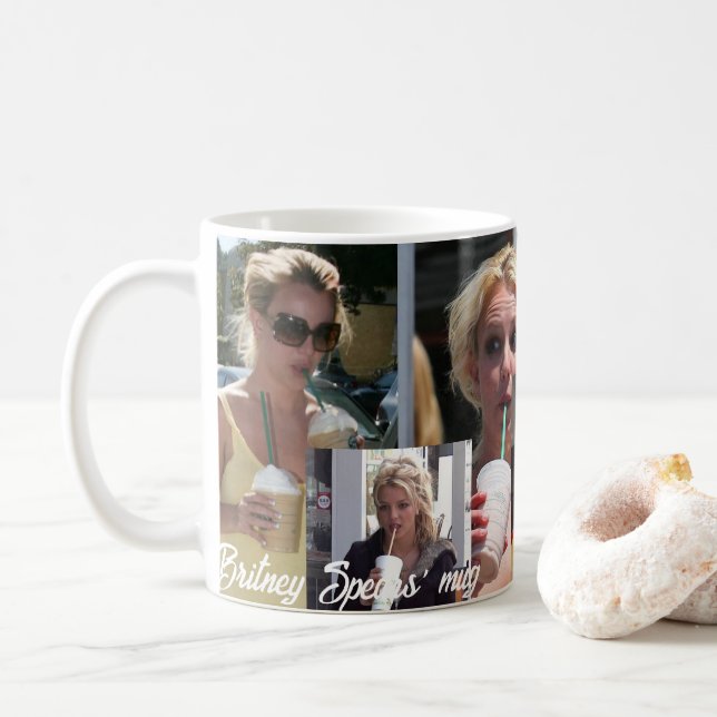 Caneca De Café Britney Spears' mug (Com Donut)