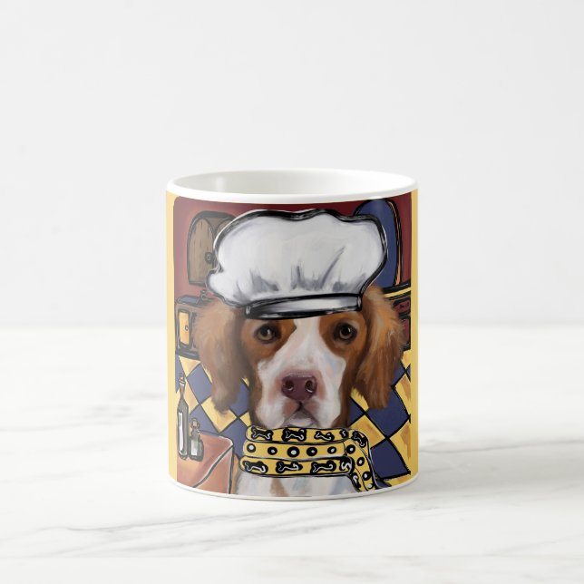 Caneca De Café Brittany Spaniel (Centro)