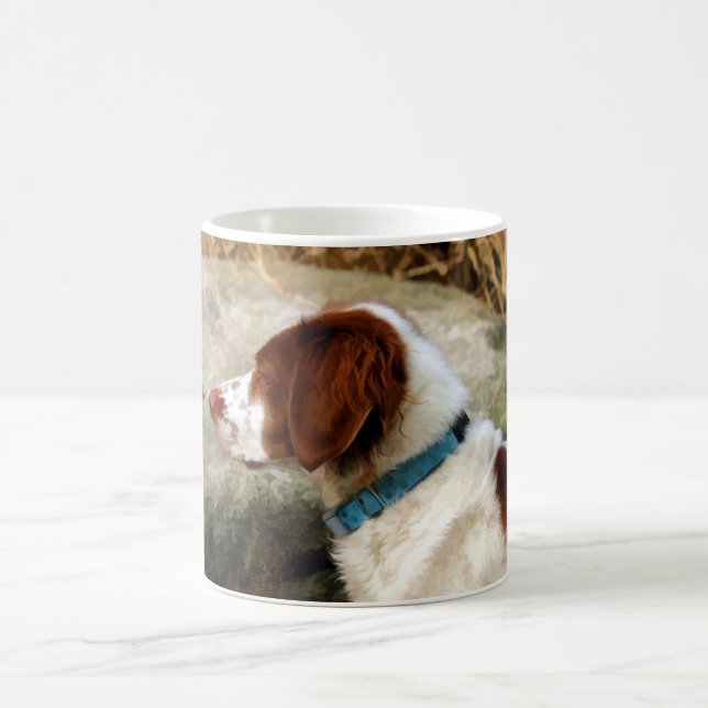 Caneca De Café Brittany Spaniel (Centro)
