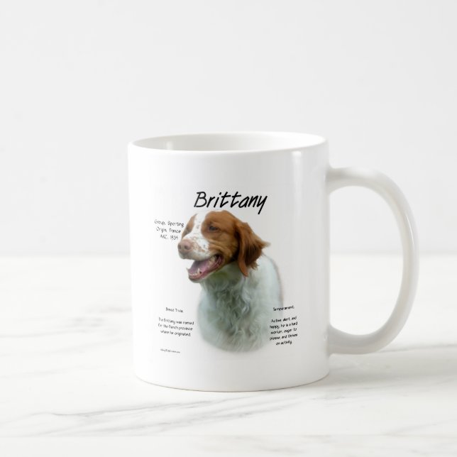 Caneca De Café Brittany Spaniel (Direita)