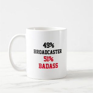 Caneca De Café Broadcaster Badass