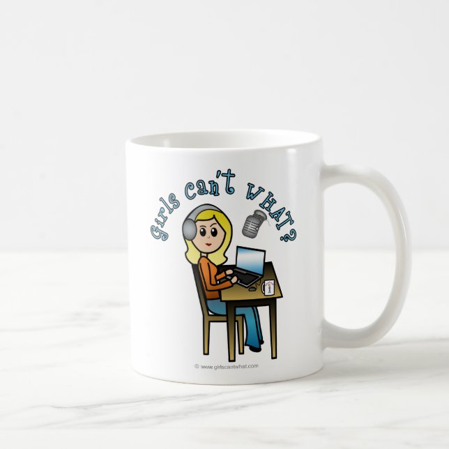 Caneca De Café Broadcaster (loira) (Direita)