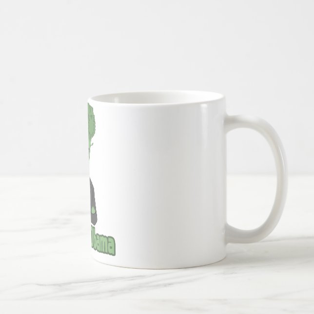 Caneca De Café Brócolos Obama (Direita)