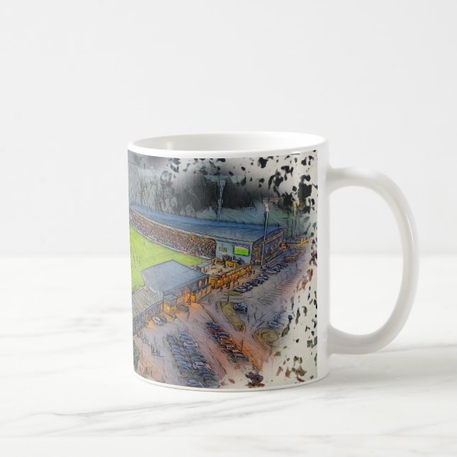 Caneca De Café Bromley FC Hayes Lane Stadium Dia de Jogo (Direita)