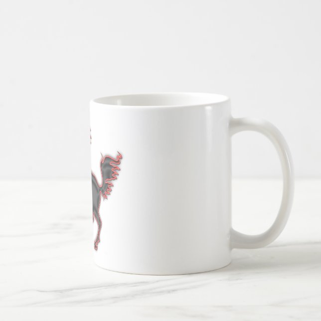 Caneca De Café Bronco Bucking (Direita)