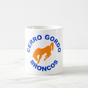 Caneca De Café Broncos de Cerro Gordo