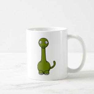 Caneca De Café Brontosaurus dos desenhos animados