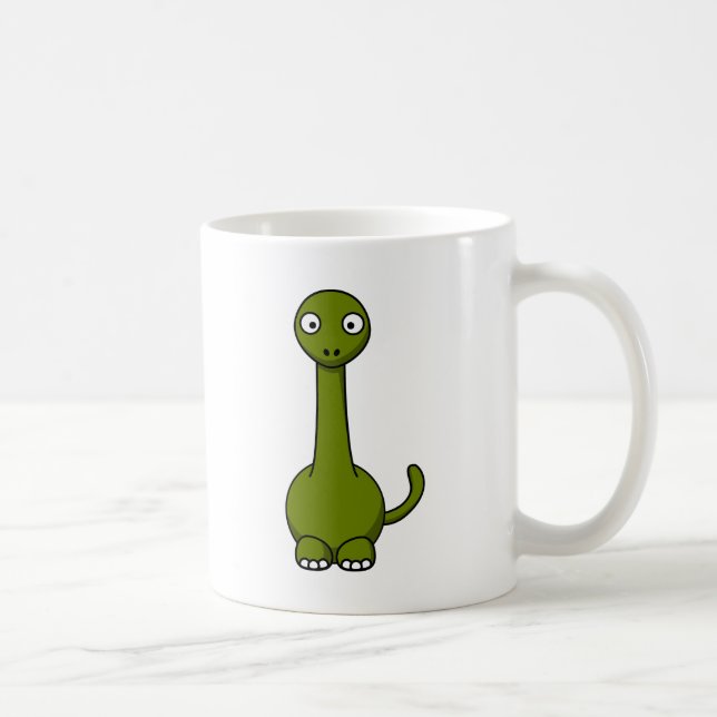 Caneca De Café Brontosaurus dos desenhos animados (Direita)