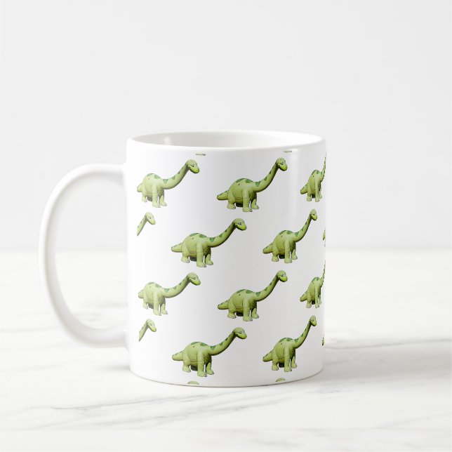 Caneca De Café Brontossaurus, brinquedo de animação dinossauro (Esquerda)