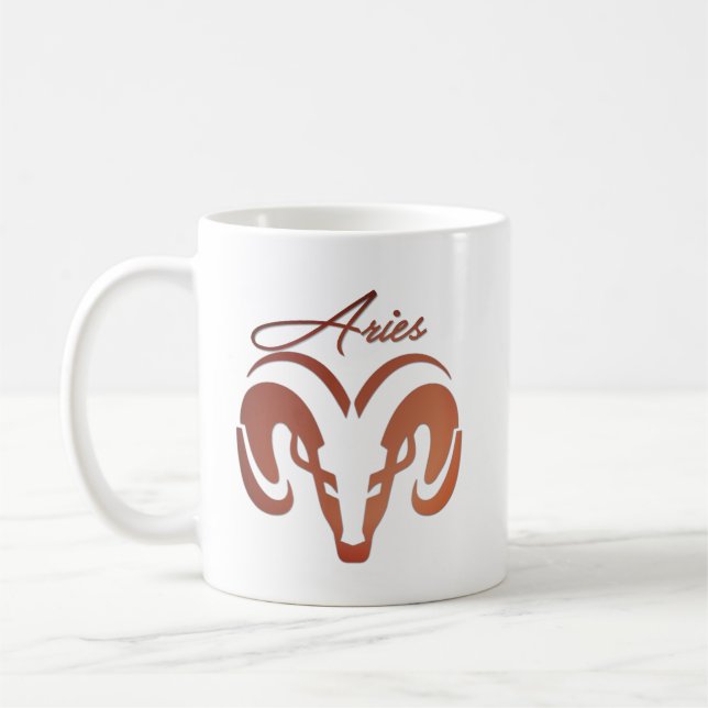Caneca De Café Bronze toca Ram Zodiac (Esquerda)