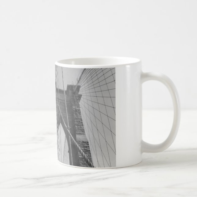 Caneca De Café Brooklyn Bridge Nova Iorque (Direita)