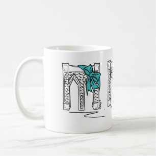 Caneca De Café Brooklyn Bridge NYC Natal Hanukkah Holiday