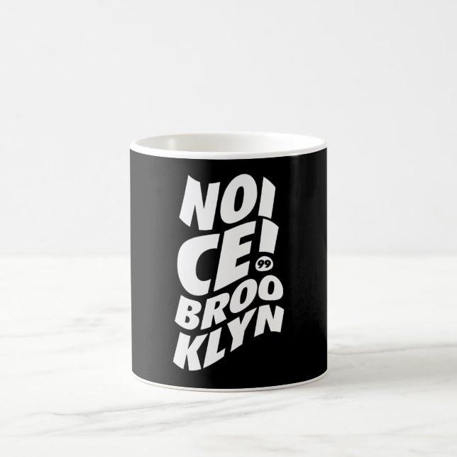Caneca De Café Brooklyn Noice 99 (Branco) (Centro)