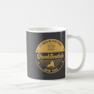 Caneca De Café Brooktondale Nova York É Onde Minha História Começ