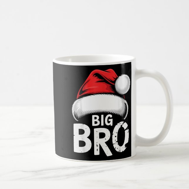 Caneca De Café Brother Big Christmas Santa Family Matching Pajama (Direita)
