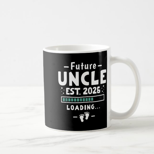 Caneca De Café Brother To Uncle Pregnancy Announcement - Future U (Direita)